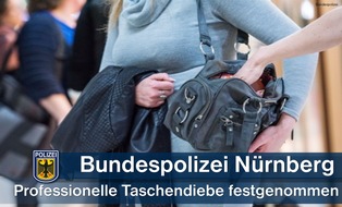 Bundespolizeidirektion München: Bundespolizeidirektion München: Professionelle Taschendiebe festgenommen
