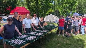 Freiwillige Feuerwehr Werne: FW-WRN: Pfingstzeltlager der Jugendfeuerwehren im Kreis Unna