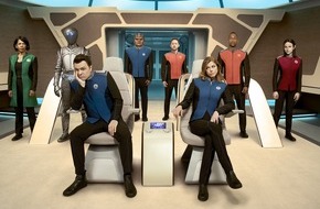 ProSieben: Wie Star Trek, nur ganz anders: ProSieben fliegt mit der neuen Sci-Fi-Serie "The Orville" von "Family Guy"-Macher Seth MacFarlane schräg ins All