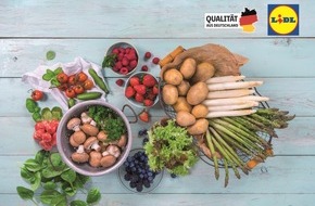 Lidl: Deutsche Ernte 2021: Lidl bietet noch mehr regionales Obst und Gemüse an