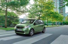 Skoda Auto Deutschland GmbH: SKODA Citigo mit automatisiertem Schaltgetriebe ab sofort auch in besonders sparsamer Green tec-Version erhältlich (FOTO)