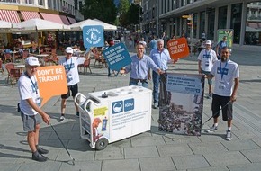 IG saubere Umwelt IGSU: Medienmitteilung: "Tschüss Littering: Chur von seiner sauberen Seite"