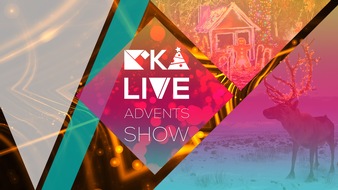 KiKA - Der Kinderkanal ARD/ZDF: "KiKA LIVE Adventsshow" am 6. Dezember mit drei Chören / Live-Show aus Erfurt mit Felix Neureuther, Johanna Klum und Tobias Krell
