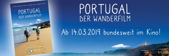 comfilm.de Silke Schranz und Christian Wüstenberg GbR: Ab 14.03. im Kino: "Portugal - Der Wanderfilm" - 1000 Kilometer zu Fuß entlang der Küste