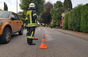Feuerwehr Schermbeck: FW-Schermbeck: Ölspur auf dem Kapellenweg