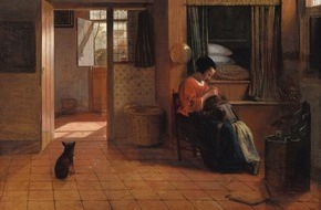 Niederländisches Büro für Tourismus & Convention (NBTC): Pieter de Hooch in Delft / Ausstellung mit Meisterwerken aus internationalen Sammlungen ab 11. Oktober 2019