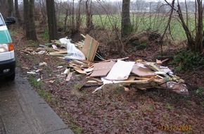 Polizeidirektion Bad Segeberg: POL-SE: Pinneberg: Erneut unerlaubte Abfallentsorgung