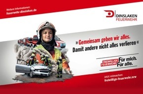 Feuerwehr Dinslaken: FW Dinslaken: Erleben Sie die Feuerwehr hautnah und machen Sie mit!