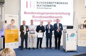 Bildung & Begabung gemeinnützige GmbH: Bundeswettbewerb Mathematik: Sebastian Vollmer aus Neustadt an der Aisch als Bundessieger ausgezeichnet