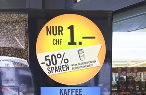 LIDL Schweiz: Update für die Umwelt: Lidl Schweiz rüstet Kaffeeautomaten um