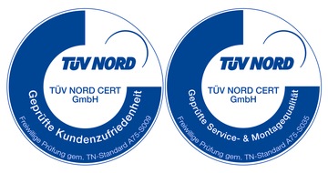 PRIMAGAS Energie GmbH: TÜV NORD bescheinigt Flüssiggas-Versorger Primagas erneut "Geprüfte Kundenzufriedenheit" sowie "Geprüfte Service- und Montagequalität" / Wiederholt überzeugend