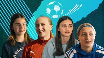 KiKA - Der Kinderkanal ARD/ZDF: "Kicken wie ein Mädchen" ab 14. Mai 2025 bei KiKA / Nachwuchs-Fußballerinnen zeigen ihr Potential in Dokuserie