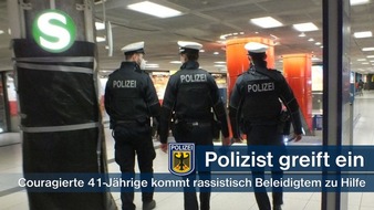 Bundespolizeidirektion München: Bundespolizeidirektion München: Randalierer bedroht in S4 Reisende: Landespolizist schreitet ein, bevor Situation eskaliert
