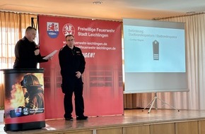 Feuerwehr Leichlingen: FW Leichlingen: Jahreshauptversammlung der Freiwilligen Feuerwehr Leichlingen 2025