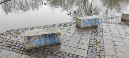 Kreispolizeibehörde Heinsberg: POL-HS: Sachbeschädigungen im Wurmauenpark/ Stadt lobt Belohnung aus