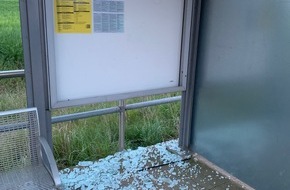 Bundespolizeiinspektion Rostock: BPOL-HRO: Wetterunterstand Subzin-Liessow beschädigt