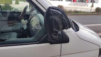 Polizei Wolfsburg: POL-WOB: Seitenspiegel zerstört - 7 Fahrzeuge betroffen