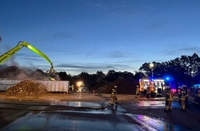 Freiwillige Feuerwehr Lage: FW Lage: Feuer 2 / Kleinbrand im Freien - 25.10.2023 - 03:15 Uhr