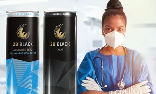 28 BLACK: Energie-Bonus bei 28 BLACK / Energy Drink 28 BLACK setzt Unterstützungsaktion für Menschen im Schichtdienst fort