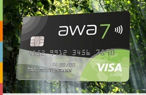 Hanseatic Bank: 500 Fußballfelder Wald dank der grünen Visa Kreditkarte awa7®