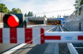 Verkehrsdirektion Mainz: POL-VDMZ: Vollsperrung A60 - Tunnel Hechtsheim