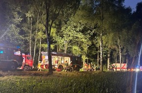 Kreisfeuerwehr Rotenburg (Wümme): FW-ROW: Schwerer Verkehrsunfall auf der Frankenbosteler Straße bei Zeven