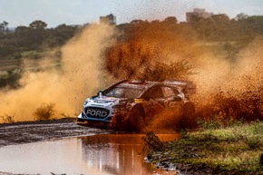 Platz drei auf den harten Pisten Kenias: Adrien Fourmaux / Alex Coria fahren bei der Safari-Rallye erneut aufs Podest