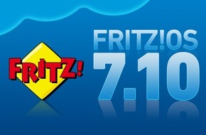 AVM GmbH: FRITZ!OS 7.10 für mehr Leistung und Komfort im WLAN, Mesh, Smart Home und für VPN-Verbindungen