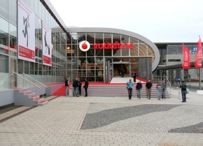 Vodafone Zentrale, CeBIT-Stand und Shop