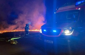 Freiwillige Feuerwehr Werne: FW-WRN: FEUER_2 - LZ1 - LG4 - brennt Feld