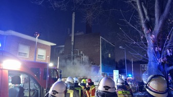 FW Düren: Brand im Kesselhaus