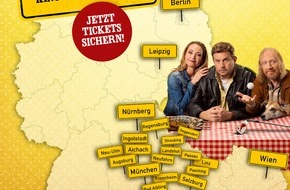 Constantin Film: STECKERLFISCHFIASKO: Gro&szlig;e Kinotour mit Eberhofer, Birkenberger und Susi!