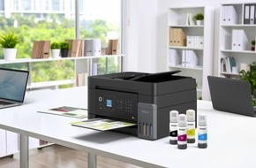 EPSON Deutschland GmbH: Epson erweitert die EcoTank-Reihe um neue, besonders kompakte Drucker f&uuml;r den g&uuml;nstigen Druck zu Hause
