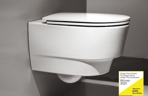LAUFEN Deutschland: LAUFEN save!: Kreislauffähige Toilette mit Design Preis Schweiz prämiert