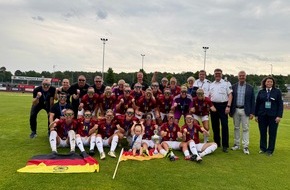 Polizeidirektion Oldenburg: POL-OLD: Deutsche Polizistinnen verteidigen Titel bei der 4. EPM im Frauenfußball in Lohne
