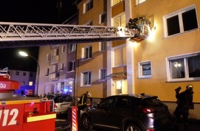 Feuerwehr Dortmund: FW-DO: 18.02.2020 - SCHWELBRAND IN EVING Bewohner werden durch Brandrauchmelder auf Brand aufmerksam