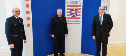 Polizeipräsidium Südosthessen: POL-OF: Sondermeldung vom 01.12.2020 zur Amtseinführung von Polizeipräsident Eberhard Möller beim Polizeipräsidium Südosthessen