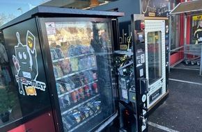 Polizeidirektion Landau: POL-PDLD: Rülzheim, Max Planck Straße, Milz-Baumarkt Nacht von Freitag, 26.01.2024 auf Samstag, 27.01.2024 Aufgebrochener Süßigkeitenautomat