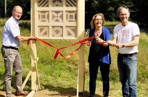 Stiftung für Mensch und Umwelt: Neu: Bundesamt schafft attraktive Nistplätze für Wildbienen in Braunschweig