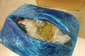 Hauptzollamt Köln: HZA-K: Zoll: Paula und Abby erschnüffeln in nur einer Nacht Drogen im Wert von mehr als 613.000 Euro in Paketen - Fast 62 Kilogramm Marihuana auf dem Weg aus den USA nach Großbritannien