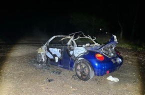 Polizeidirektion Wittlich: POL-PDWIL: Fahrzeugbrand auf dem "Kröver Berg"