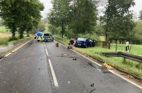 Polizei Aachen: POL-AC: Autofahrer bei Alleinunfall verletzt