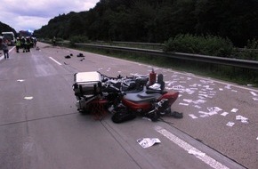 Polizeidirektion Kaiserslautern: POL-PDKL: Unfall mit schwer verletztem Motorradfahrer