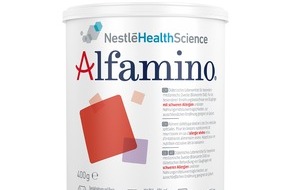 Nestlé Deutschland AG: Nestlé Health Science ruft den Chargencode 80250346GA der Alfamino Spezialnahrung für Kinder zurück