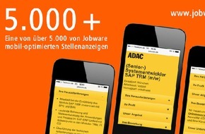 Jobware GmbH: Mehr als 5.000 Stellenanzeigen ge.MOPS.t / Mobil-optimierte Stellenanzeigen (MOPS) lassen sich mobil perfekt lesen