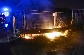 Feuerwehr Heiligenhaus: FW-Heiligenhaus: Feuerwehr verärgert über Kleinbrände (Meldung 2/2018)