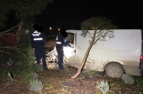 Polizeidirektion Landau: POL-PDLD: Unfall unter Alkoholeinfluss