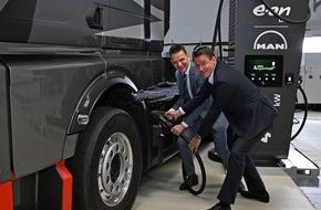 E.ON SE: E.ON SE: E.ON und MAN bauen öffentliches Ladenetz für Elektro-Lkw in Europa auf