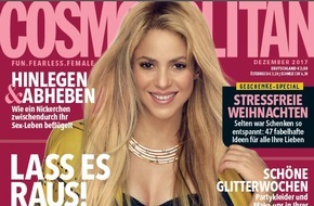 Bauer Media Group, Cosmopolitan: Shakira in Cosmopolitan: "Echte Gefühle kann ich nur auf Spanisch rüberbringen."