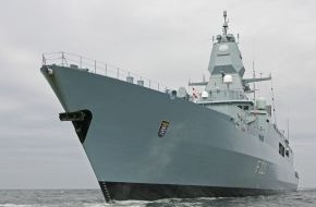 Presse- und Informationszentrum Marine: Deutsche Marine: Pressetermin/ Pressemeldung - Fregatte "Hessen" nach erstem Einsatz zurück in Wilhelmshaven
